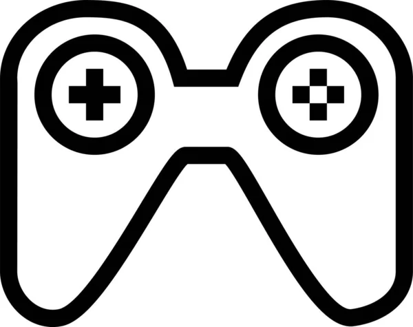 Cog Control Controller Icon Outline Style — Stock vektor