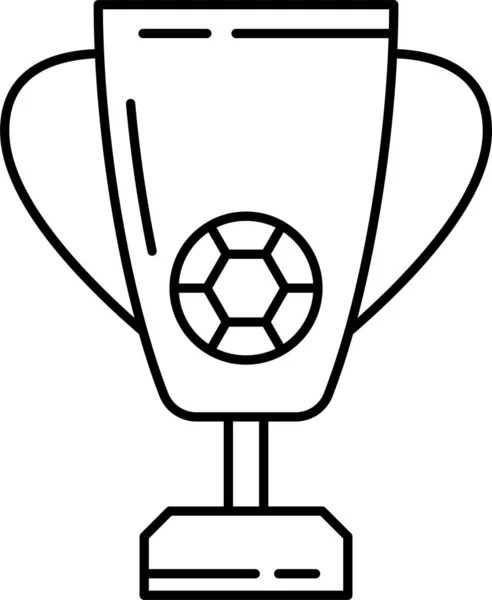 Award Champion Cup Icon Outline Style — Stock Vector