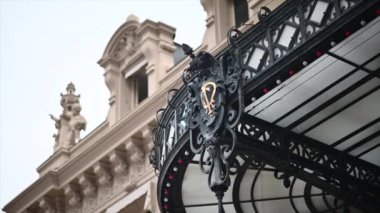 Monaco 'daki Monte Carlo kumarhanesi, manzarayı kapatın.