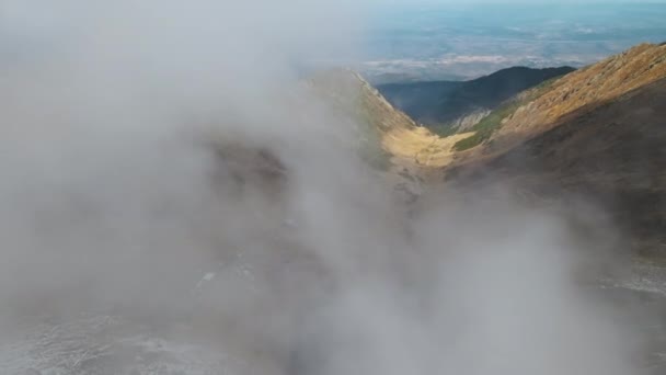 Αεροφωτογραφία Κηφήνας Της Φύσης Στη Ρουμανία Transfagarasan Διαδρομή Στα Καρπάθια — Αρχείο Βίντεο