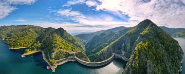 Mountains in Romania and dumb river