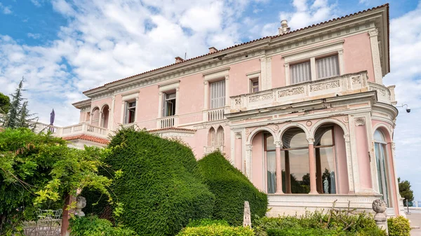 Blick Auf Die Villa Ephrussi Rothschild Saint Jean Cap Ferrat — Stockfoto