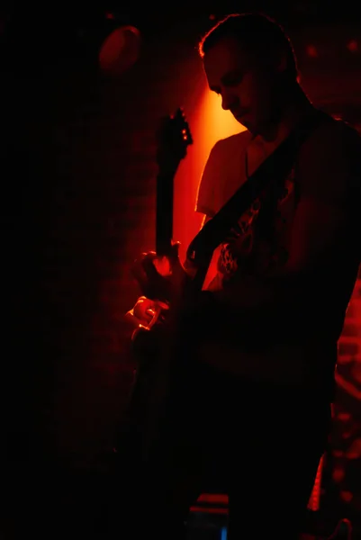 Chisinau Mołdowa Marca 2012 Emo Rock Koncert Klubie Czerwone Światło — Zdjęcie stockowe