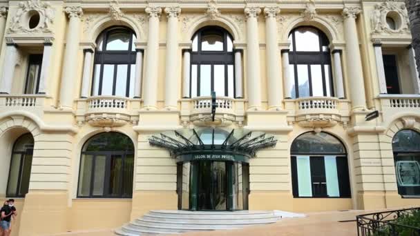 Monaco Septiembre 2021 Restaurante Dentro Del Casino Monte Carlo — Vídeos de Stock