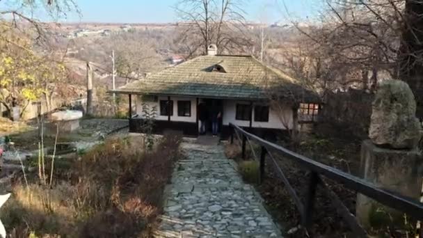 Iasi Romania December 2021 Ion Creanga Museum Iasi Romania 전통적 — 비디오