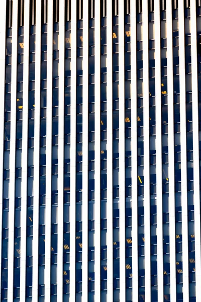 Vista Centro Nova York Eua Fachada Arranha Céu Feita Estilo — Fotografia de Stock