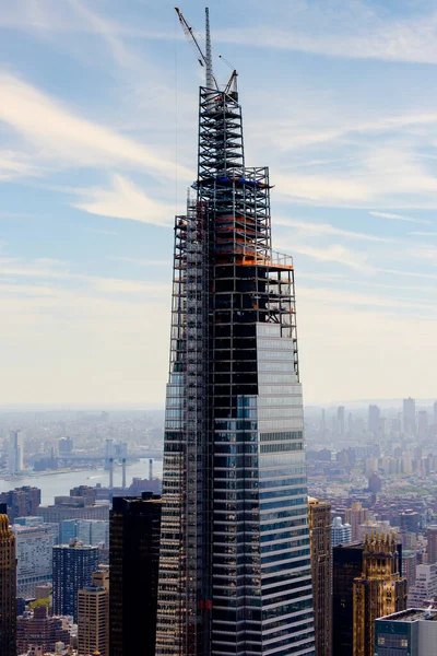 Vista Rascacielos Construcción Centro Nueva York Desde Punto Vista Estados — Foto de Stock