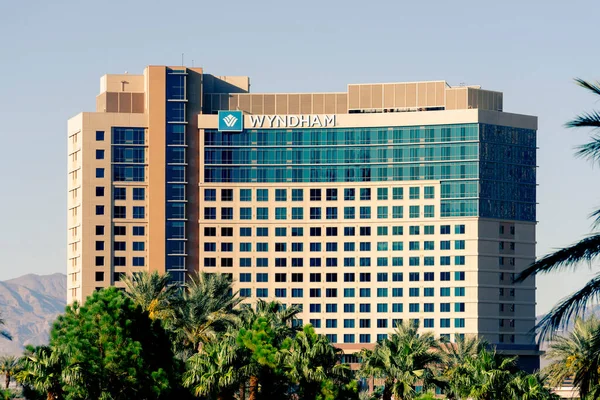 Las Vegas Usa September 2019 Вид Готель Wyndham Центрі Міста — стокове фото