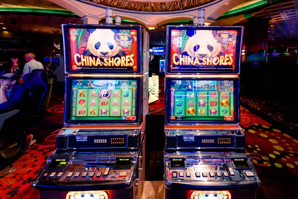 Las Vegas Usa September 2019 Вид Інтер Казино Ігрові Автомати — стокове фото