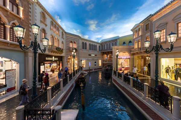 Las Vegas Usa September 2019 Streescape City Downtown Het Venetiaanse — Stockfoto