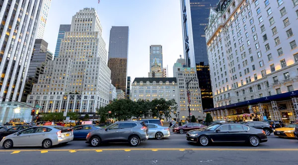 New York Usa September 2019 Streescape City Downtown Road Cars — Stock Photo, Image