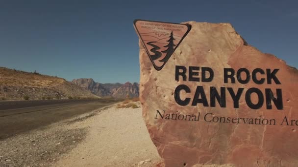 Nevada Usa Září 2019 Měděný Červený Kámen Červený Kaňon — Stock video