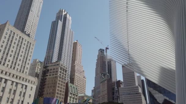Νεα Υορκη Ηπα Σεπτεμβριοσ 2019 Empire State Buildings Οδός Κτίρια — Αρχείο Βίντεο