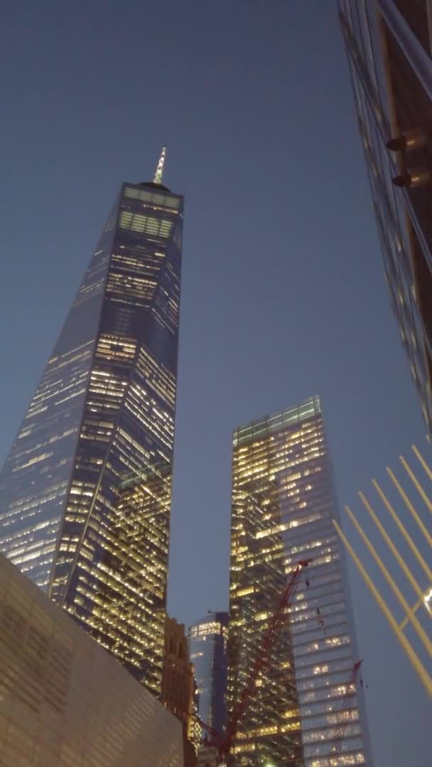 Nova Iorque Cidade Eua Setembro 2019 Westfield World Trade Center — Vídeo de Stock