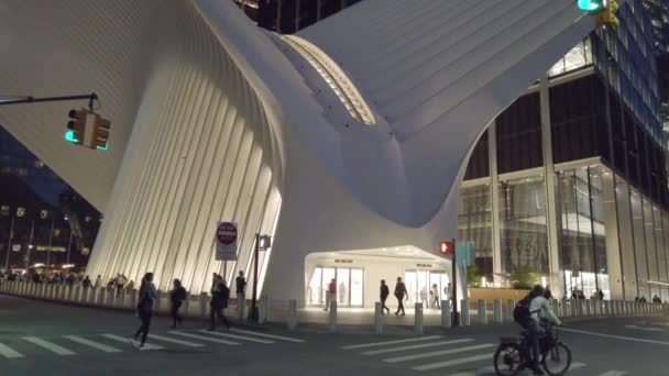 米国ニューヨーク 2019年9月 Westfield World Trade Center Oculus — ストック動画