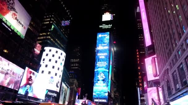 New York City Usa Szeptember 2019 Times Square Manhattan New — Stock videók