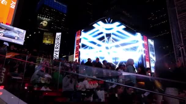 2016 New York City Usa September 2019 Times Square Manhattan — 비디오