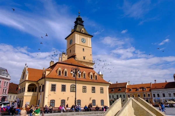 Sibiu, Transylvania, Romania central square at night time. Hermannstadt  city Stock Photo - Alamy