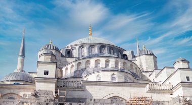 Türklerin simgesi Mavi Cami 'nin manzarası