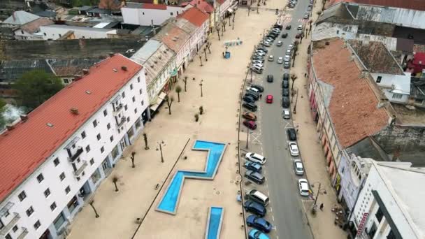 Cluj Napoca Ρουμανια Απριλιοσ 2022 Αεροφωτογραφία Drone Του Κέντρου Cluj — Αρχείο Βίντεο