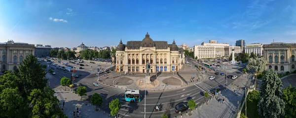 Bucharest Roumanie Mai 2022 Vue Panoramique Aérienne Carol University Foundation — Photo