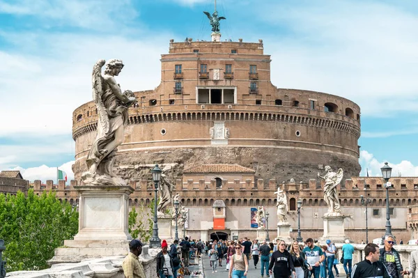 Rome Italië Juni 2022 Zicht Het Kasteel Van Heilige Engel — Stockfoto