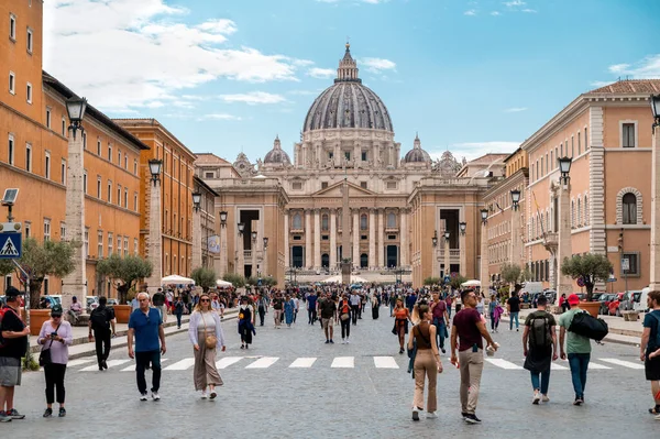 Vatican City June 2022 View Saint Peter Square Saint Peter — 图库照片