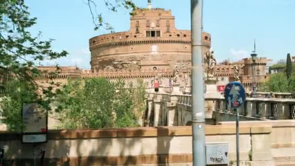 Rome Italy June 2022 View Castle Holy Angel Multiple People — Video