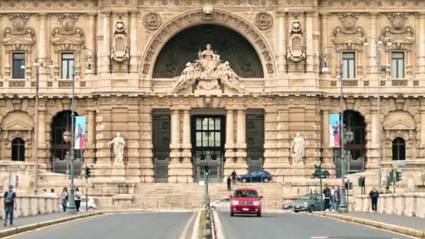 Roma Itália Junho 2022 Supremo Tribunal Cassação Localizado Centro Cidade — Vídeo de Stock