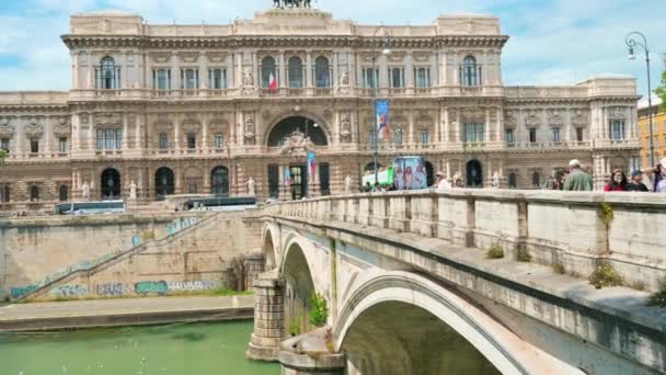 Rome Italy June 2022 Supreme Court Cassation Located City Center — Stock videók