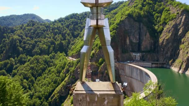 Brasov Romania July 2022 Aerial Drone View Nature Romania Valley — Wideo stockowe