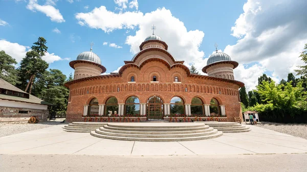 Curtea Arges Monastery Romania Church Greenery — Stock Photo, Image