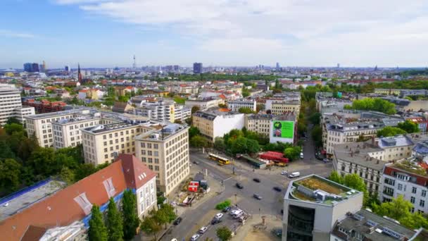 Berlin Germany September 2022 Aerial Drone View Schoneberg Berlin Germany — Stock Video