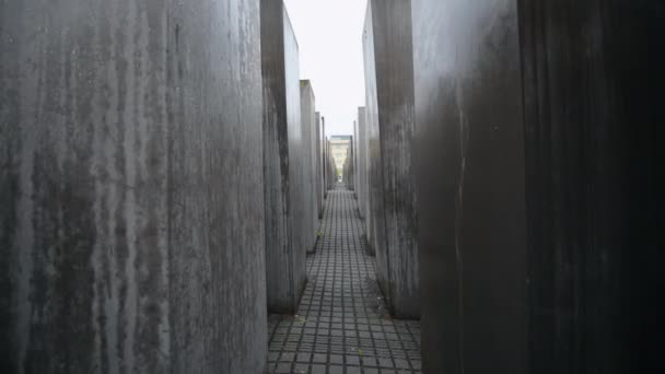 Berlin Allemagne Septembre 2022 Vue Mémorial Aux Juifs Assassinés Europe — Video