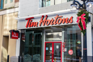 Ottawa, Kanada 'da Tim Hortons Restoranı.