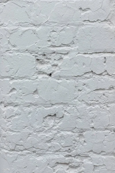 Light grey brick painted wall textured background close-up. — Stockfoto