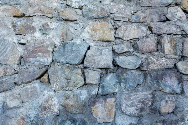 Background Wall Stone Wallpaper Large Cobblestones — ストック写真