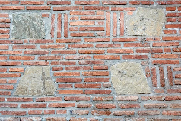 Background Wall Red Bricks Wallpaper Texture Shabby Bricks — ストック写真