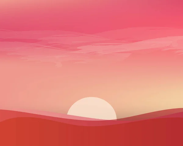 Güzel gün batımı Akşam gökyüzü daha rahat görünüyor.