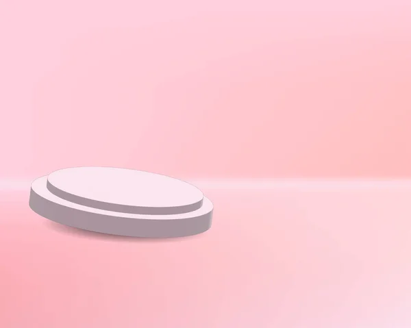 Gösterim için podyum Zarif görünen ürünlerin reklamını yapmak için bir pankart olarak kullanılabilir.