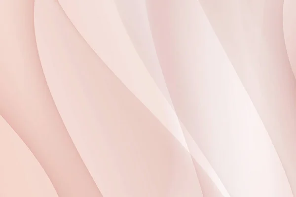 浅粉彩色抽象曲线背景设计 — 图库矢量图片