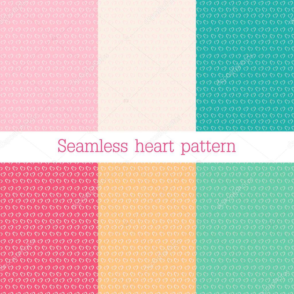 seamless heart pattern For Valentine's Day or on the days of love