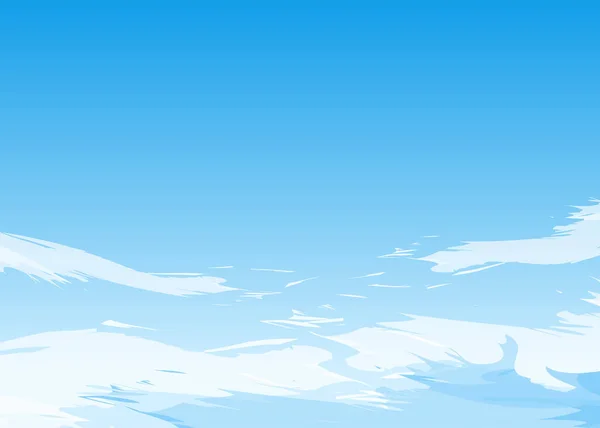Sky Anime Clouds Blue Sky Sunny Summer Day Beautiful Morning — Vetor de Stock