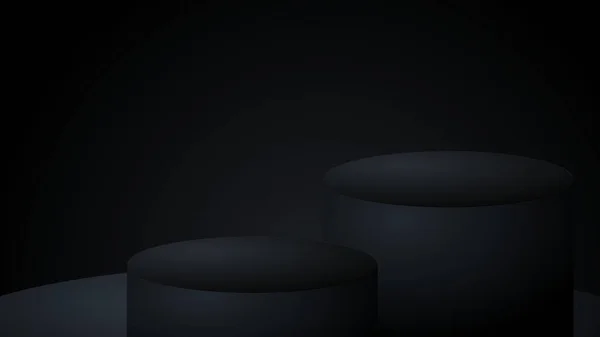 Studio Showcasing Bright Black Background Makes Your Product More Prominent — 스톡 사진