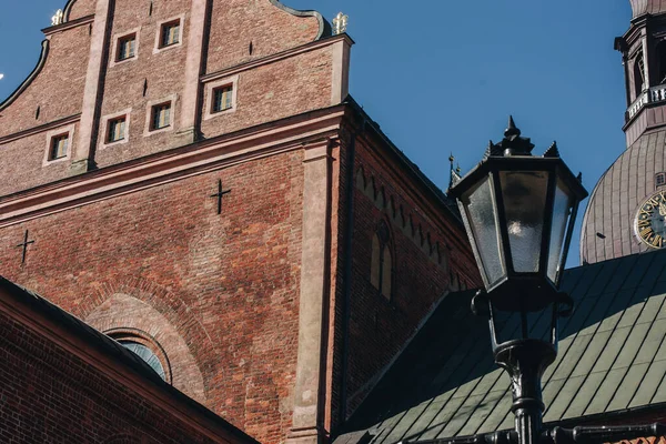 LATVIA, RIGA, Mart 2022 - Saint Mary Katedrali, Letonya 'nın Riga kentindeki Evanjelik Lüterci katedralidir..