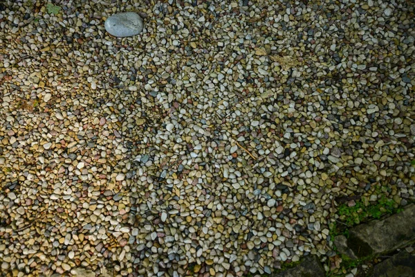 Czyste Białe Kamyki Tekstury Małe Kamienie Ziemi Widok Góry Naturalny — Zdjęcie stockowe