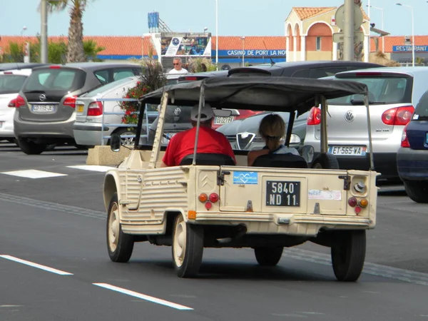 Port Nouvelle Occitanie France Juin 2018 Citroën Mehari 1968 1987 — Photo