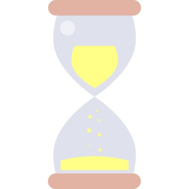 Kum saati simgesi oranı vektör zamanı kum saati