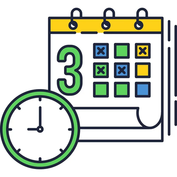 Icono de calendario calendario calendario calendario calendario vector — Vector de stock