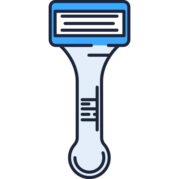 Navaja para afeitar icono de afeitar hoja de afeitar vector — Archivo Imágenes Vectoriales